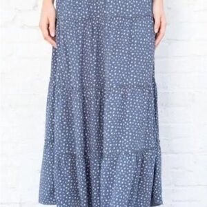 Brandy Melville Blue Izzy Maxi Skirt